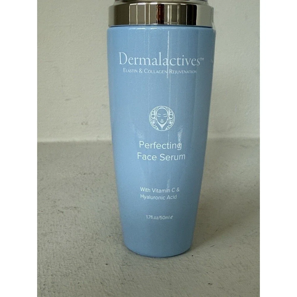 Dermalactives Perfecting Face Serum Vitamin C Hyaluronic Acid 1.7 oz / 50ml New